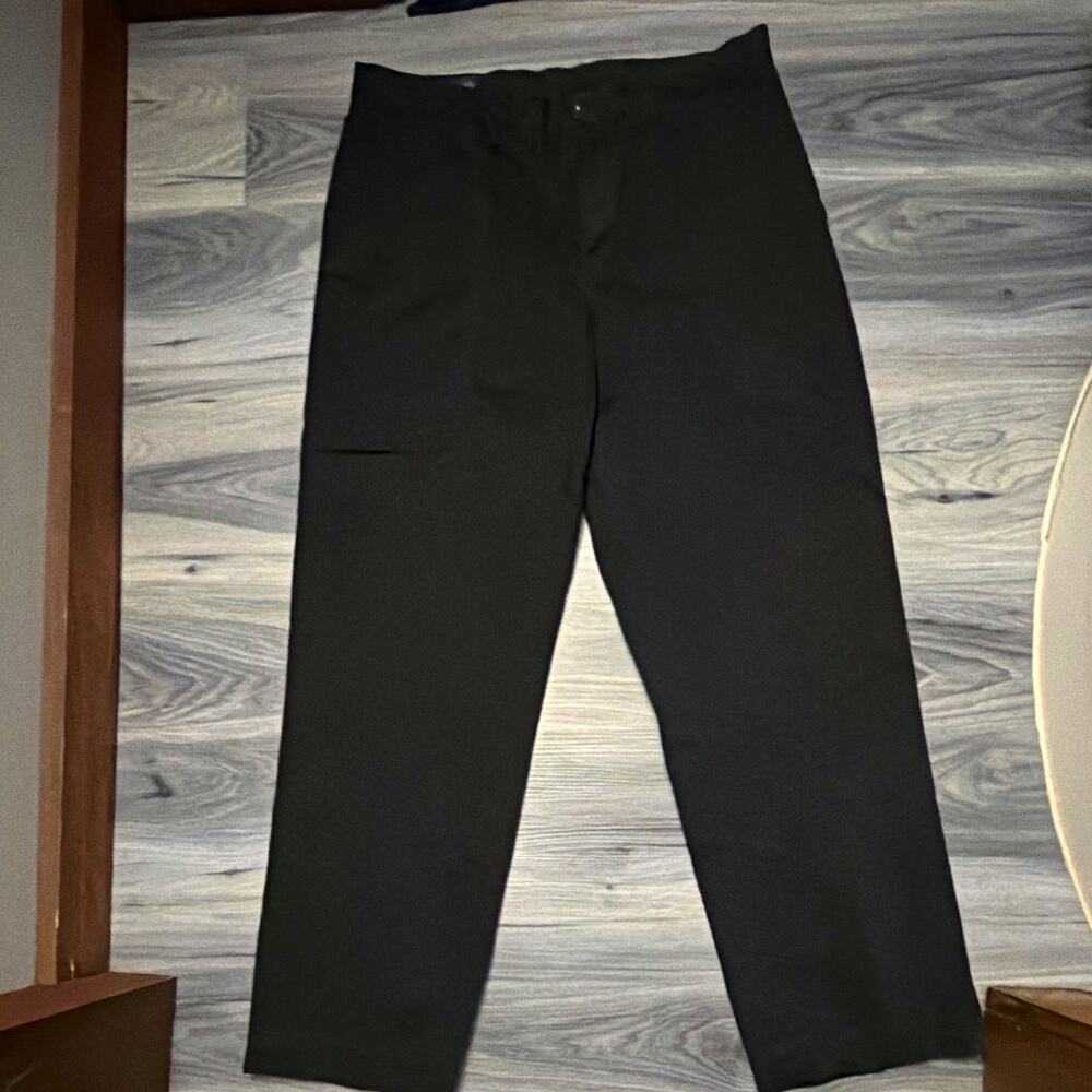 Polo Ralph Lauren Preston Pants Mens 33x30 Black 100% Cotton Chin